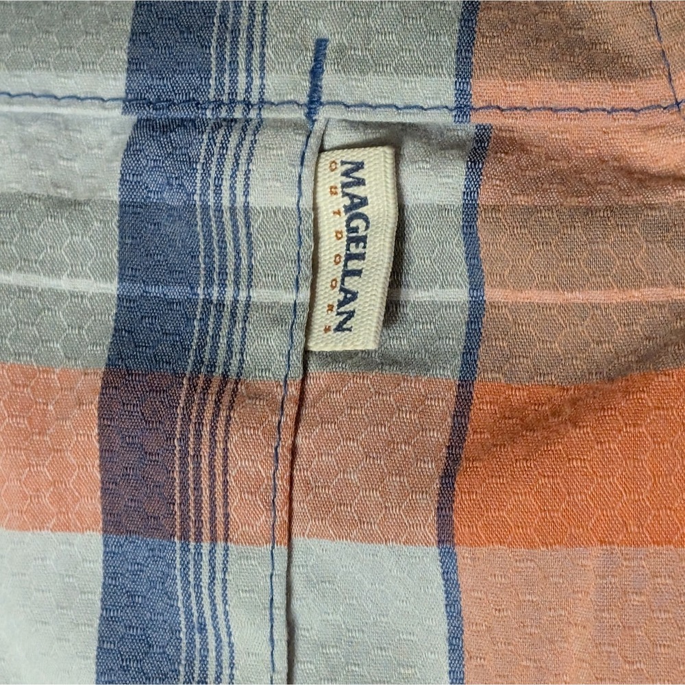 Magellan Shirt Mens L Classic Fit Moisture Wicking Short Sleeve Vented Fishing - Picture 8 of 11